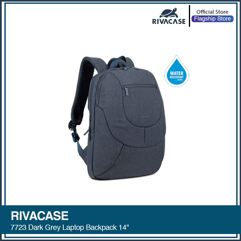 RIVACASE 7723 dark grey Laptop backpack 14"