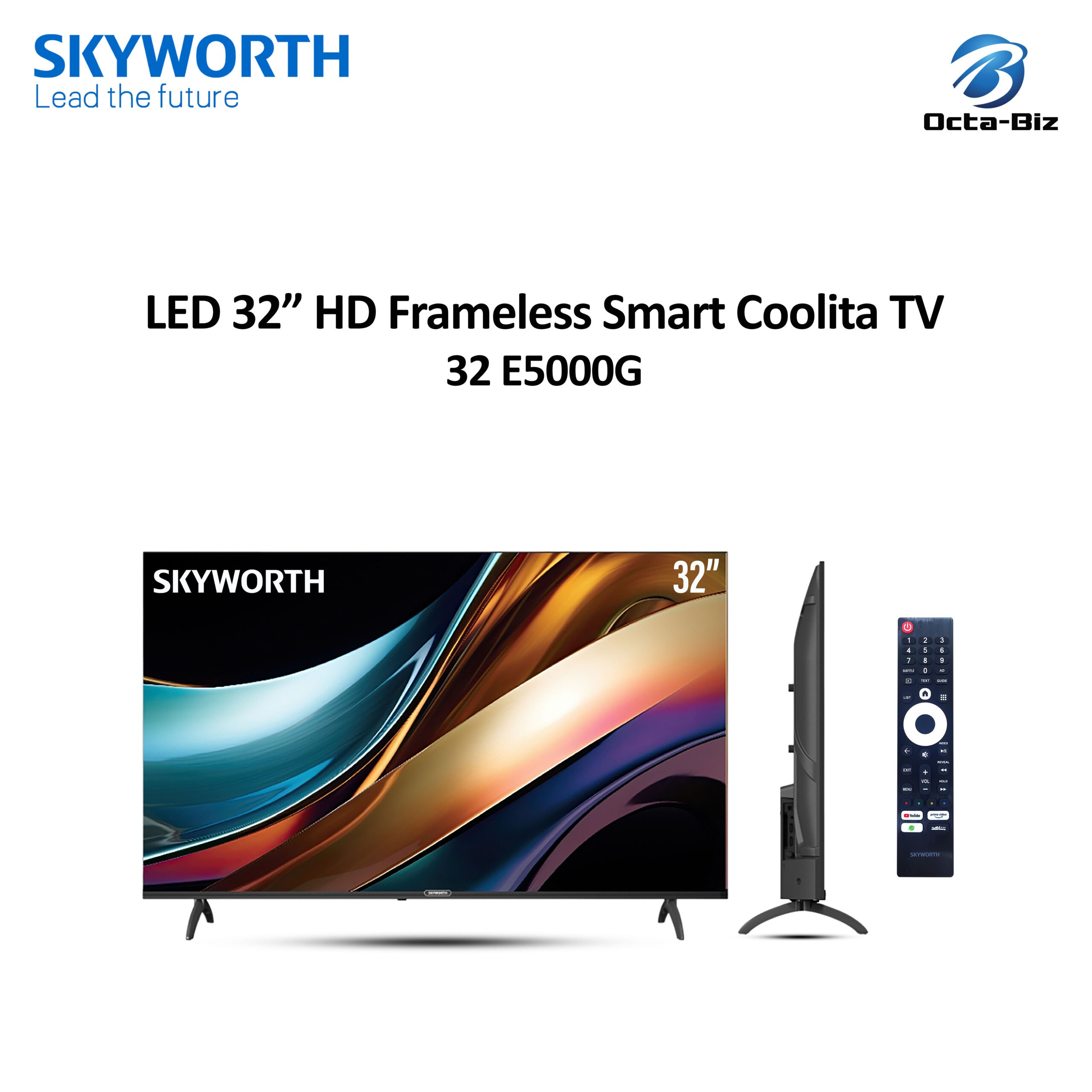 SKYWORTH LED 32" HD Frameless Smart Coolita-32 E5000G