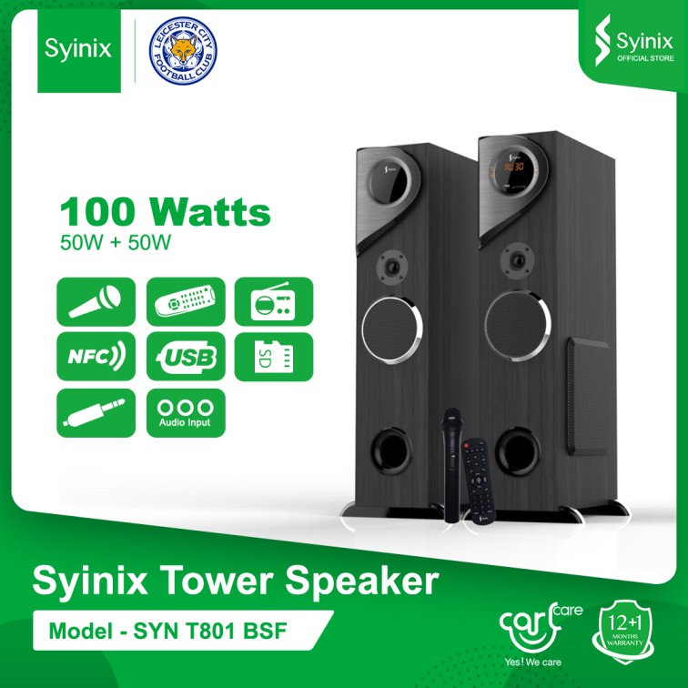 SYINIX TOWER SPEAKER (T801 BSF)