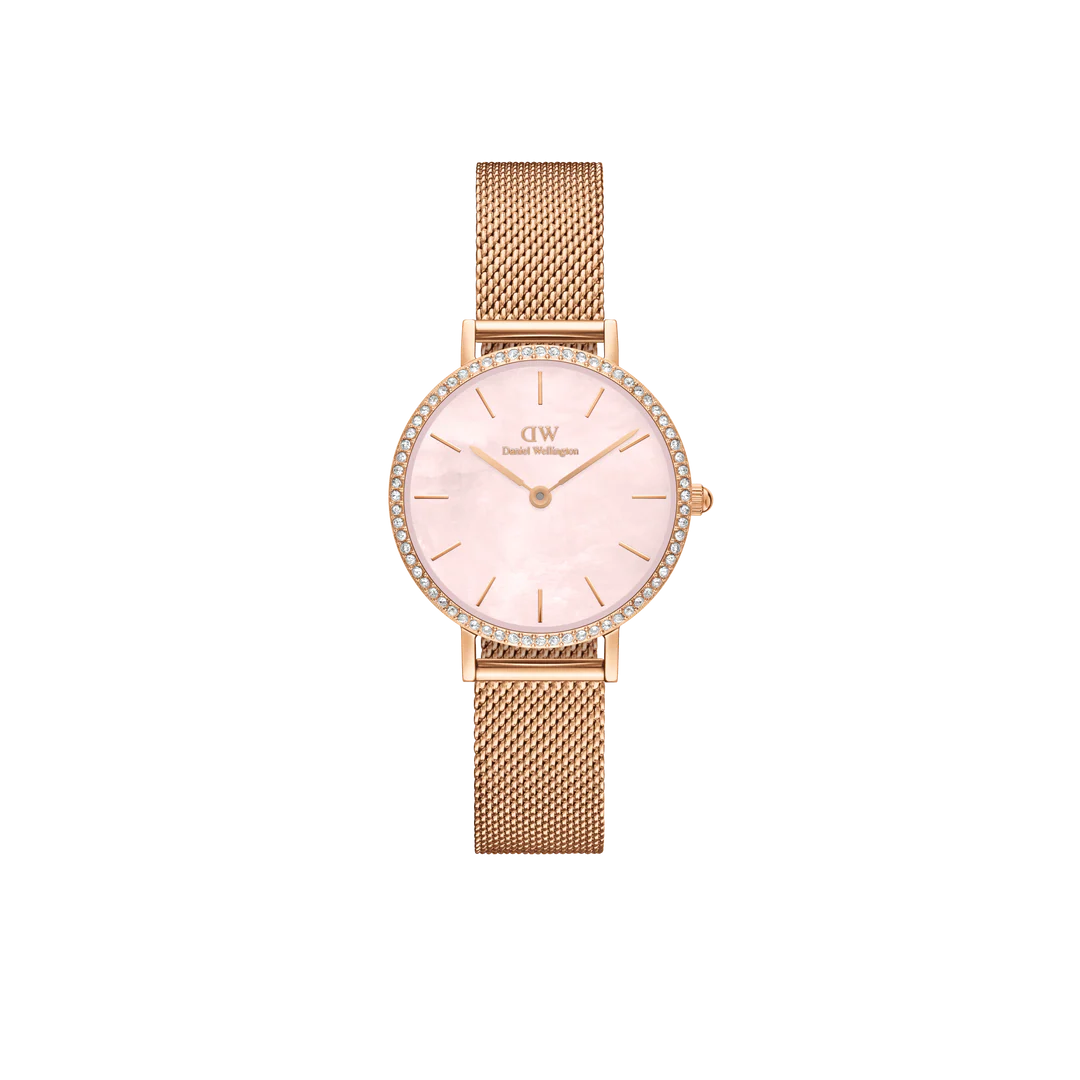 Daniel Wellington Petite Lumine Bezel Melrose Pink MOP 28mm