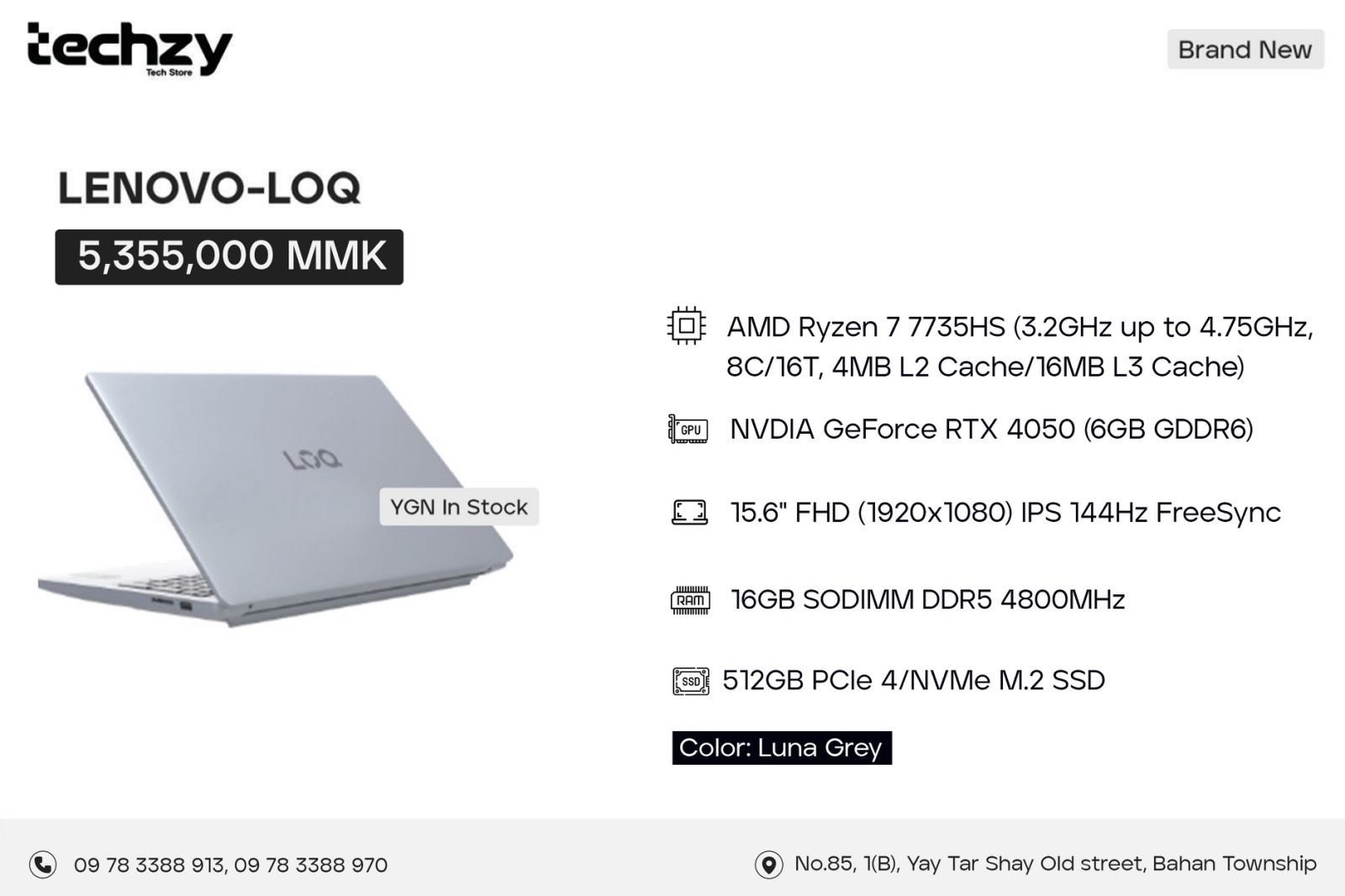Lenovo LOQ 15ARP10E