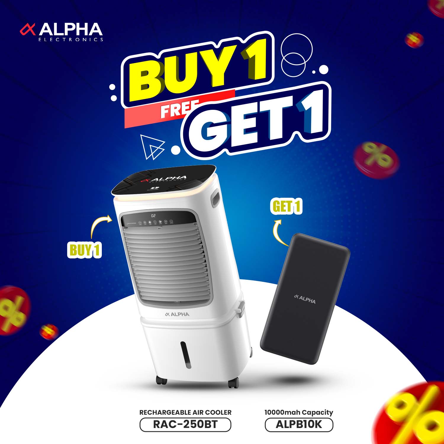 ALPHA AIR COOLER (RAC250BT)