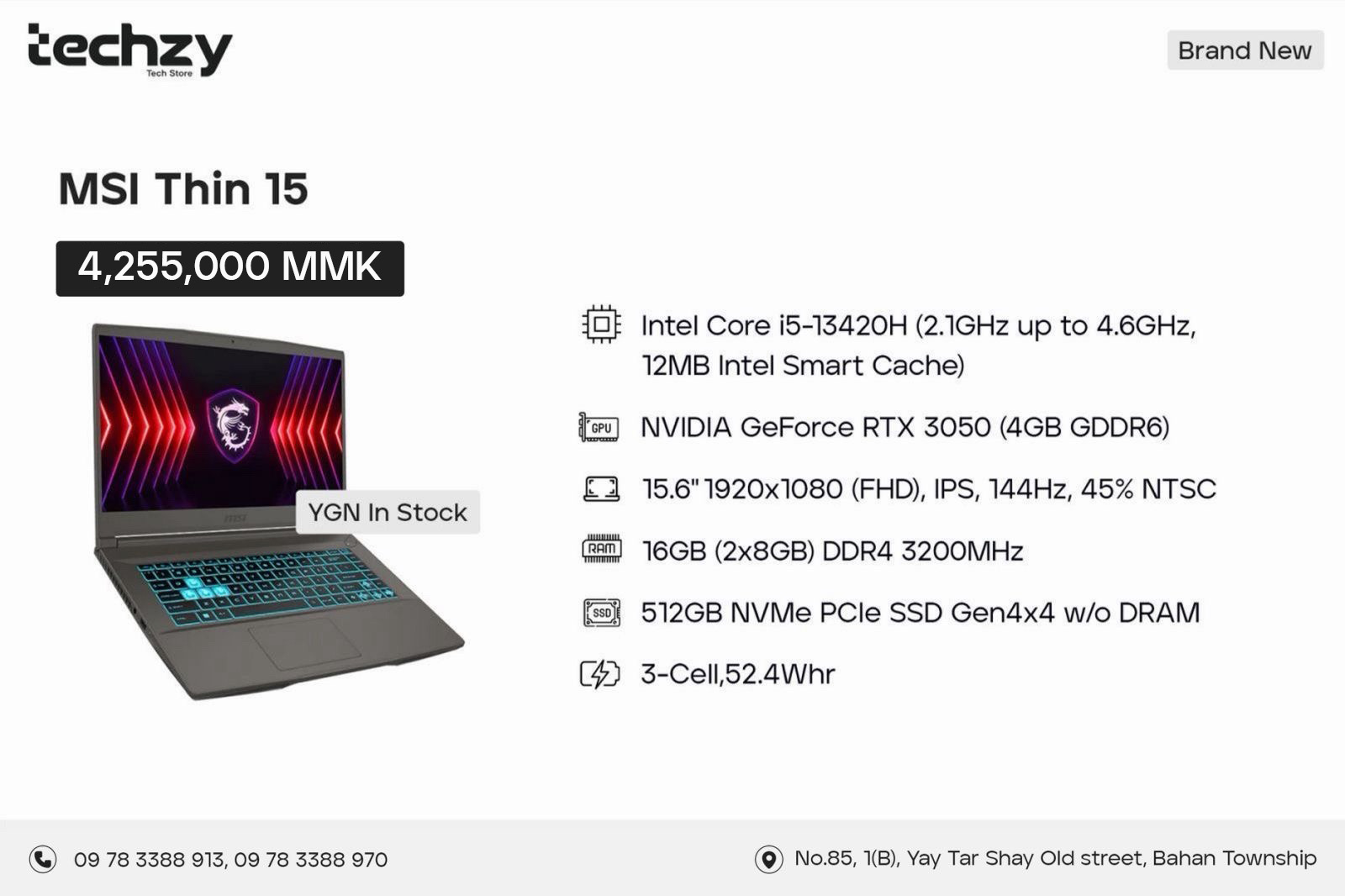 MSI Thin 15