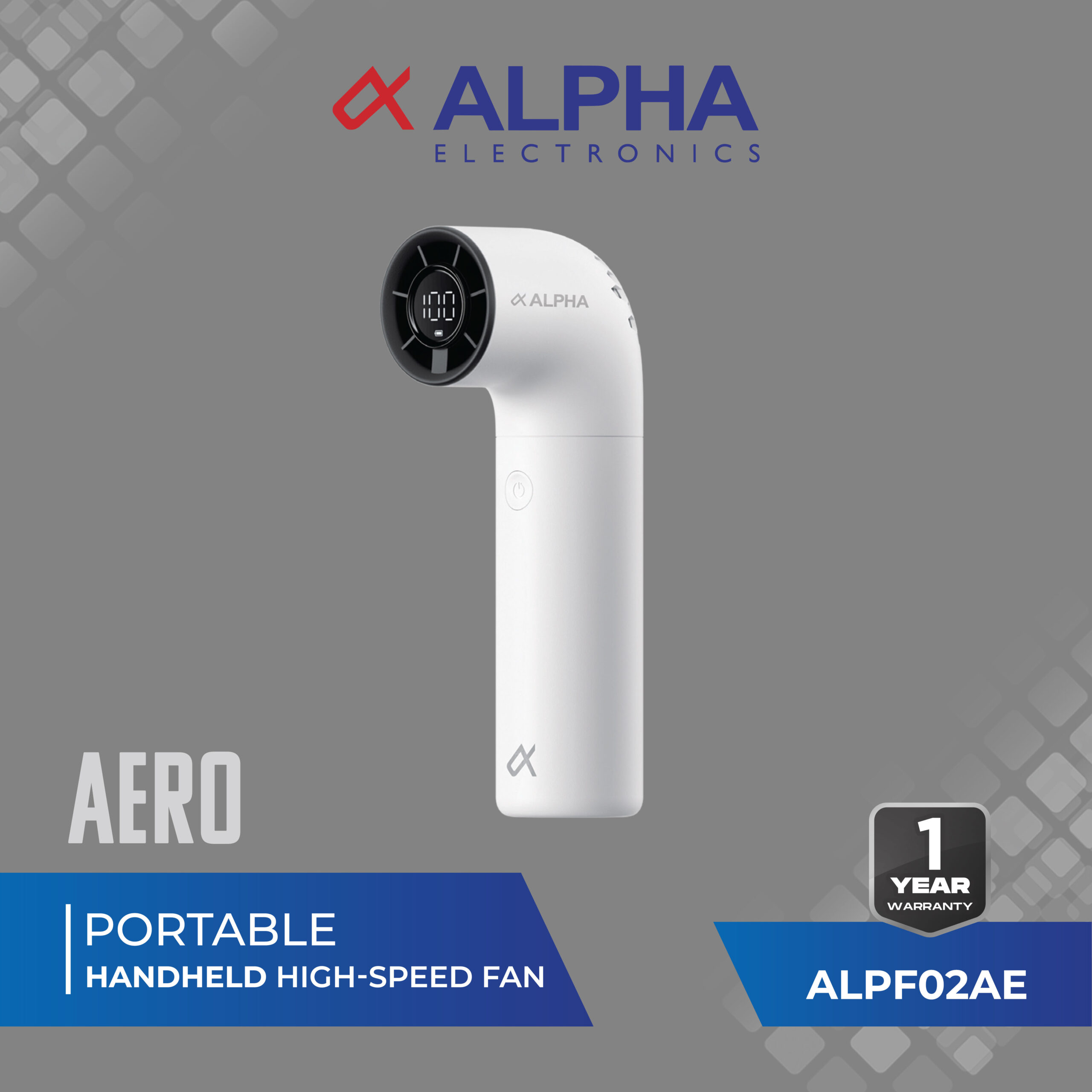 Alpha Handheld High-Speed Fan Aero (ALPF02AE)
