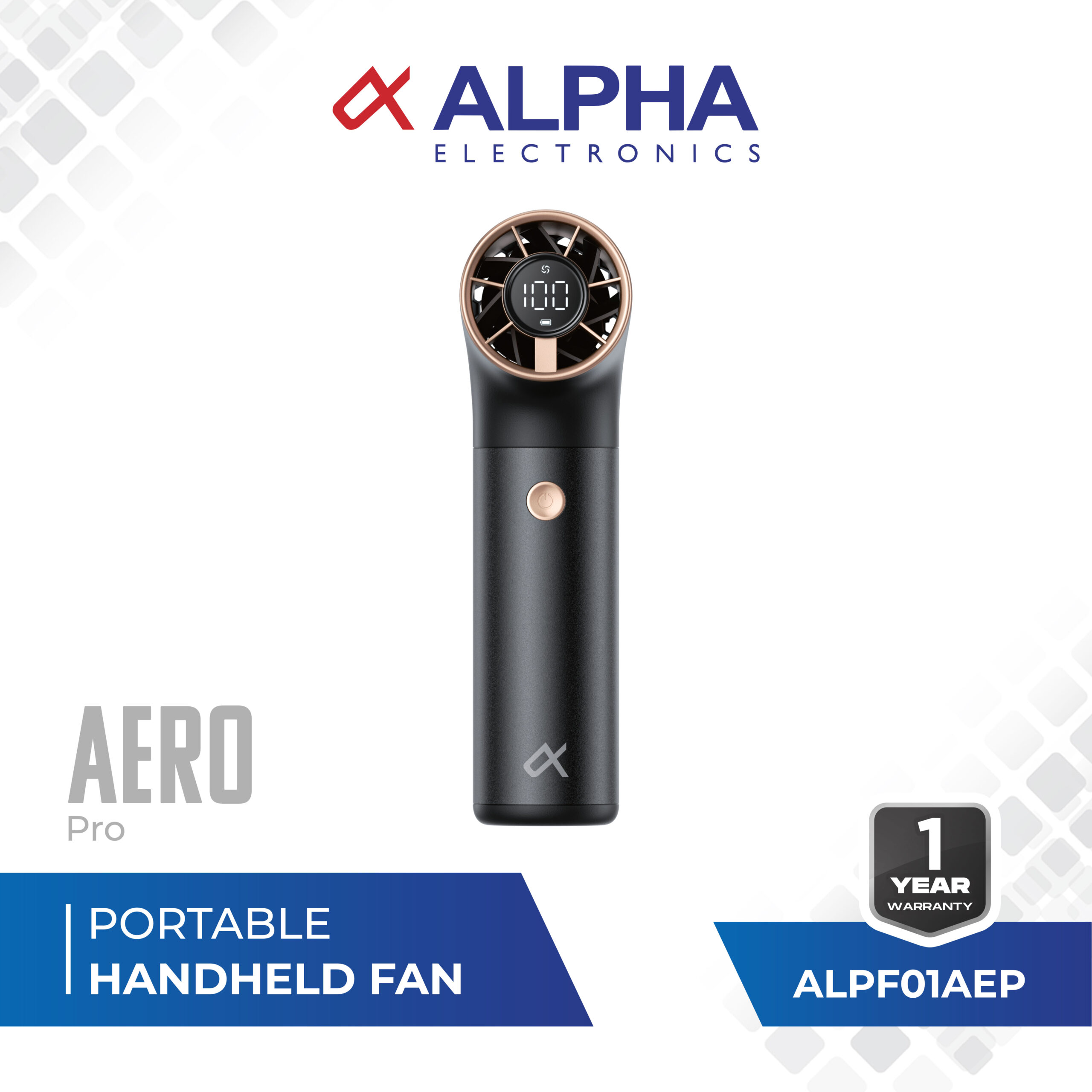 Alpha Portable Handheld Fan AERO Pro (ALPF01AEP)