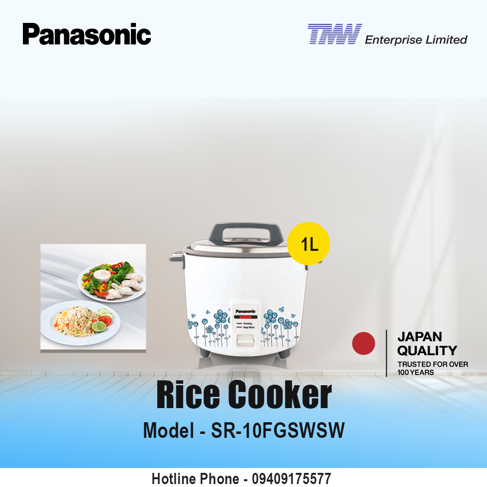 Panasonic Rice Cooker (1L) SR-Y10FGFSW