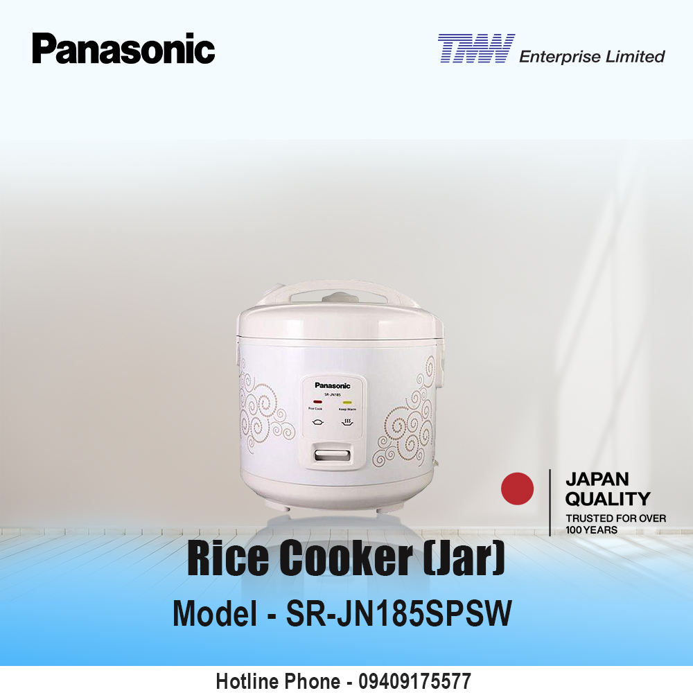 Panasonic Rice Cooker (1.8L) (SR-JN185SPSW)