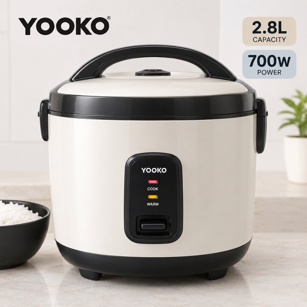 Bago YOOKO RICECOOKER 2.8L 700W