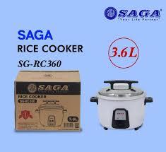 SAGA RICECOOKER SG-RC360 3.6L