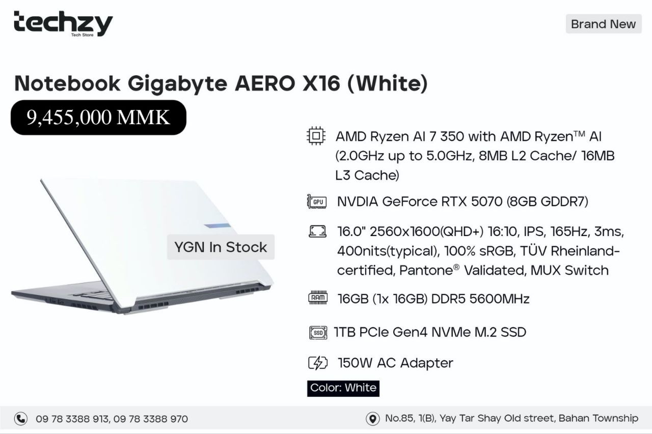 AERO X16 1WH93THC94DH