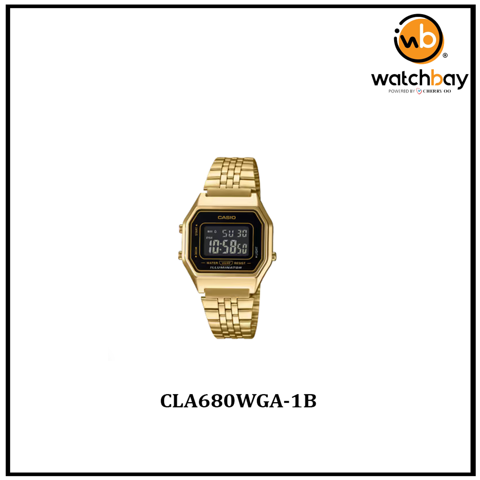 Casio Watch CLA680WGA-1B