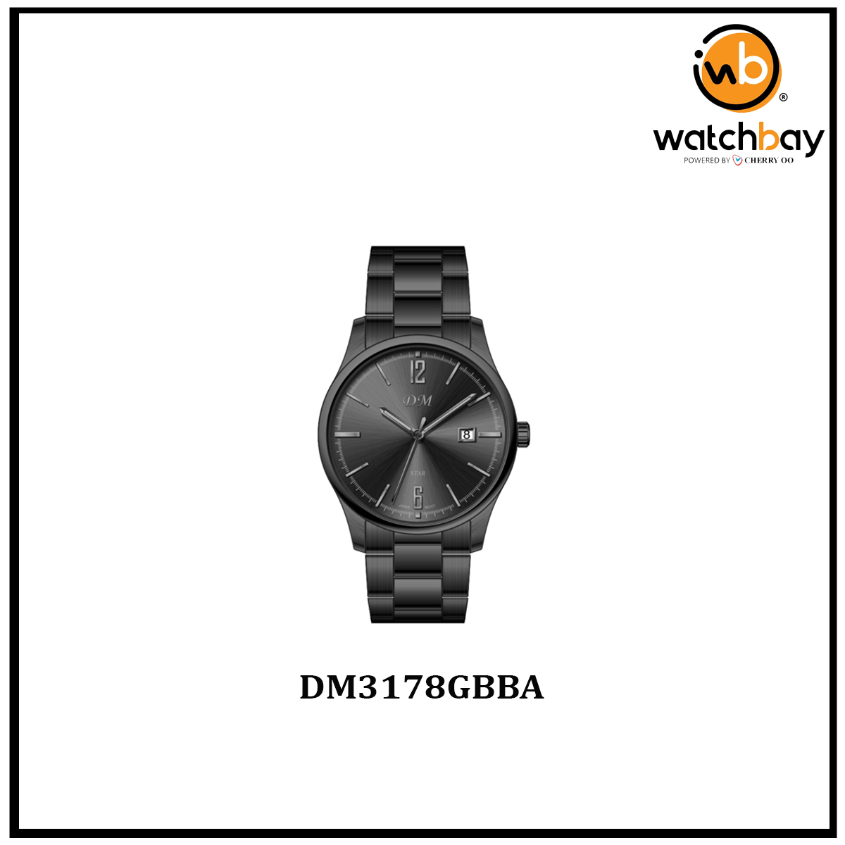 Dennis Martin Men Watch DM3178GBBA