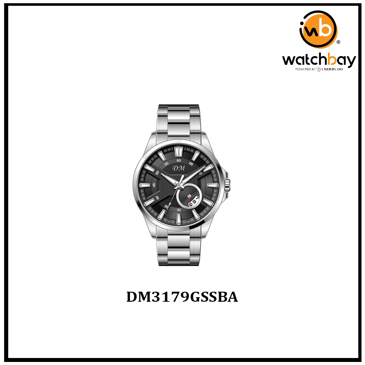 Dennis Martin Men Watch DM3179GSSBA