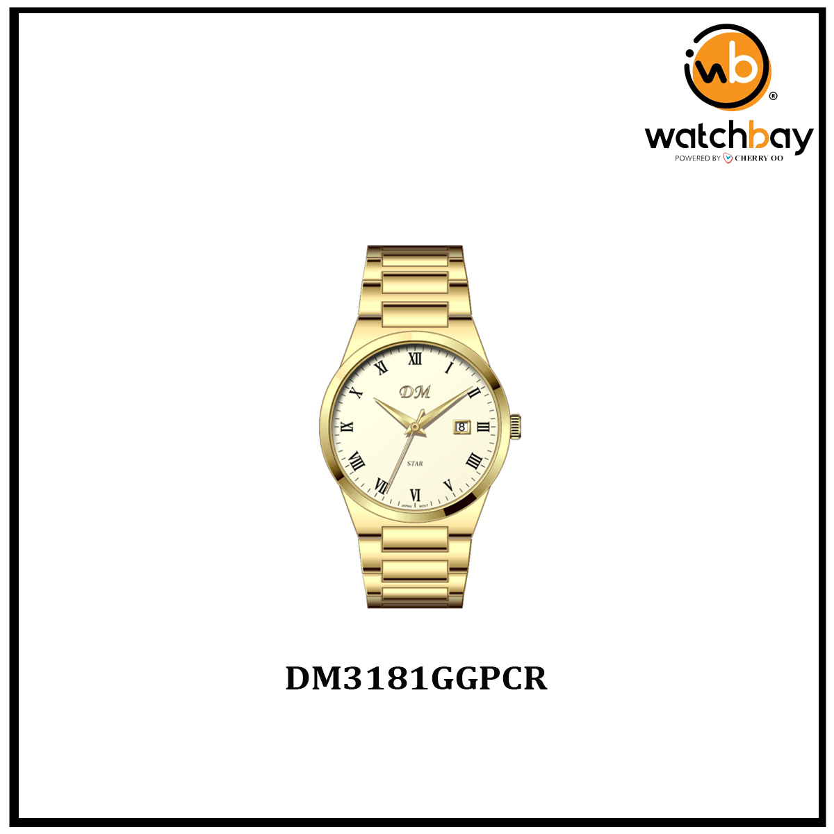 Dennis Martin Men Watch DM3181GGPCR
