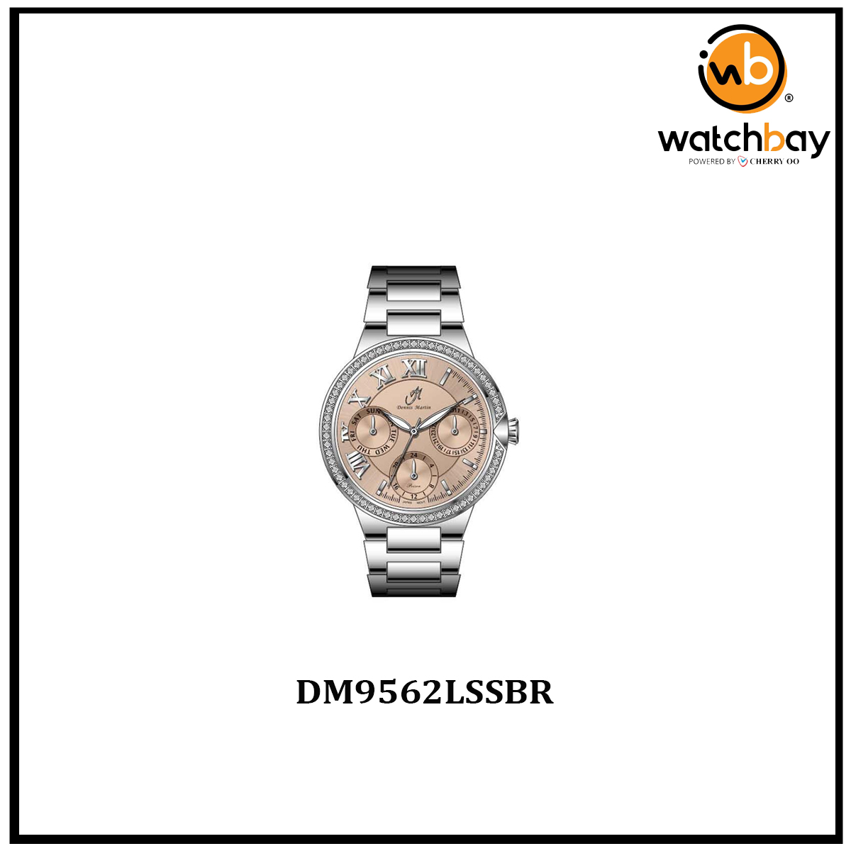 Dennis Martin Women Watch DM9562LSSBR