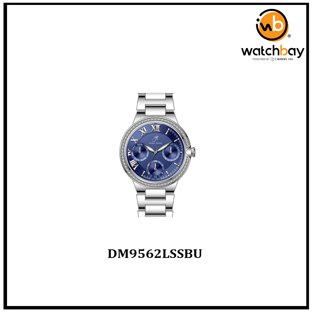 Dennis Martin Women Watch DM9562LSSBU