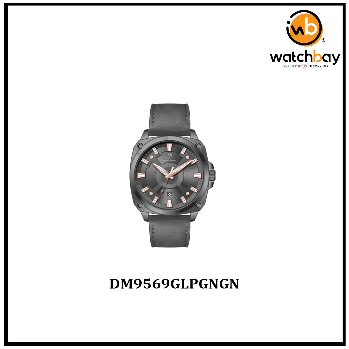 Dennis Martin Men Watch DM9569GLPGNGN