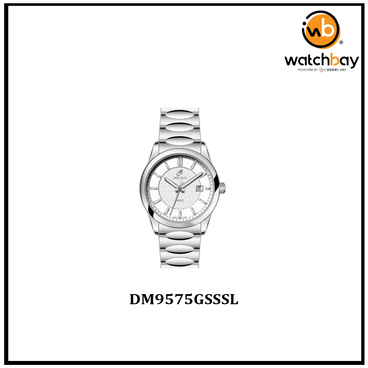Dennis Martin Men Watch DM9575GSSSL